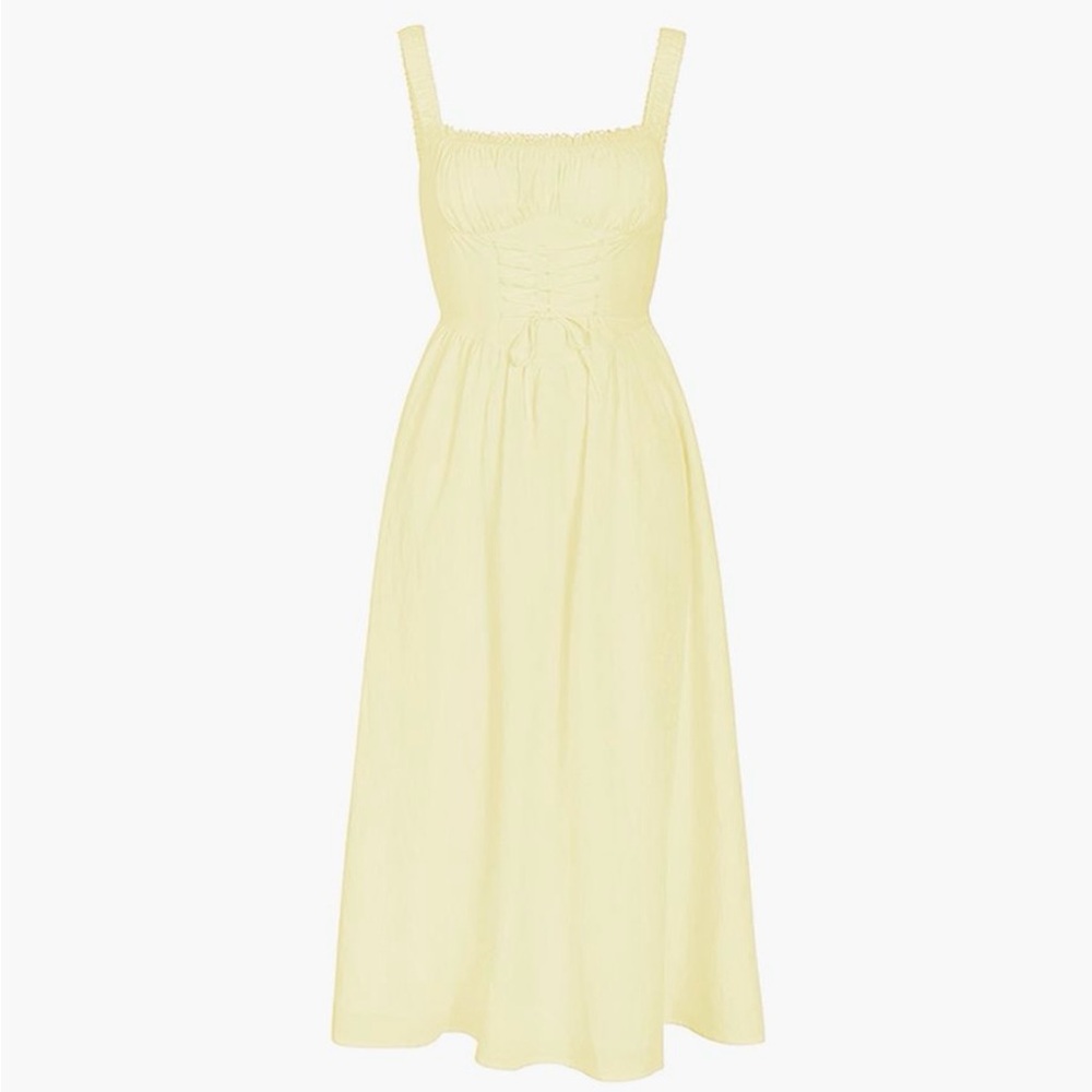Yellow Midi Dress